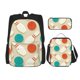 thumbnail image 1 of Fotbe Vintage Bowling Set Escolar 3 en 1 para Niños - Mochila Duradera con Lonchera Aislante y Estuche para Lápices - Mochila Escolar para Niños y Niñas, 1 of 7