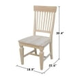 thumbnail image 7 of Set of Two Solid Parawood Slat Back Chairs Ready to Finish, 7 of 7