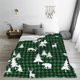 thumbnail image 5 of Balery Christmas tree green plaid Manta de Felpa Suave y Acogedora – Cobija de Franela Aterciopelada para Cama, Lavable y Cálida para Sofá, Mascotas, Transpirable-50"x40", 5 of 7