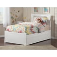 thumbnail image 3 of Metro Twin Extra Long Bed with Matching Footboard and Twin Extra Long Trundle in White, 3 of 6