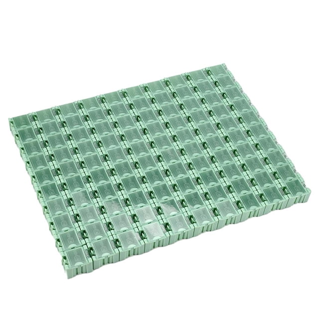 Caja Smt Caja De Componentes De Color Verde Componentes Electrónicos Mini Caja De Almacenamiento 50Pcs Set Cajas De Almacenamiento Smt Verdes Caja De Almacenamiento De Clasificación Organizadores De seitruly TO002500-00