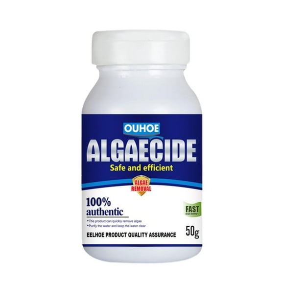 50g Treatment,Aquarium Algaecide Balancing Microbes Reduces Odors For Outdoor Ponds Fountains Fishbowl