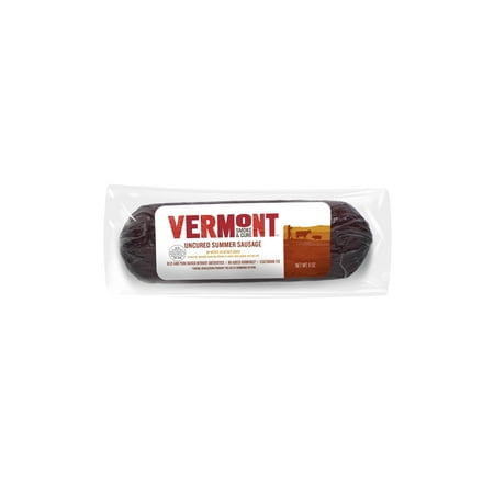 Chocolate Sausage - Vermont Smoke & Cure Uncured Summer Sausage, 6 Ounce