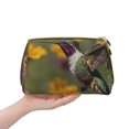 thumbnail image 4 of Gaeub Humming Bird Printed Travel Cosmetic Bag,Makeup Bag, Large Capacity Toiletry Bag for Women, Portable Pouch Make Up Organizer with Zipper and Divider, 4 of 8