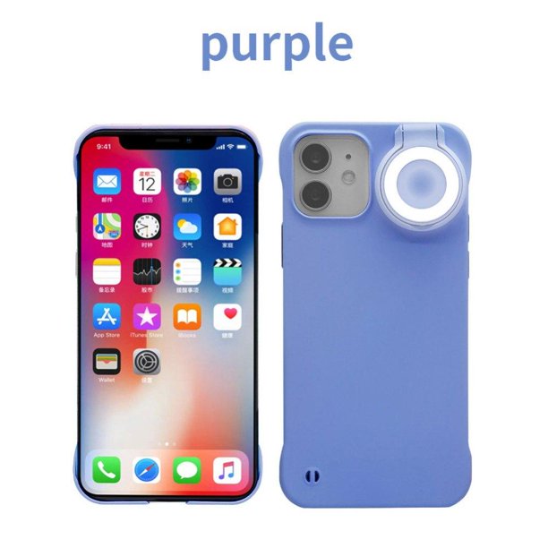 Shockproof Phone Cases Builtin Rechargeable Ring Light for IPhone for IPhone 13/13mini/13pro