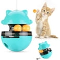 thumbnail image 1 of Cat Toys, Interactive Toys for Cats, Cat Snack Ball with Adjustable Opening and Two Rolling Balls, 1 of 6