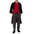 thumbnail image 2 of Fruit Of The Loom Men’s Short Sleeve Crewneck Top and Fleece Pajama Pants Set, 2 of 5