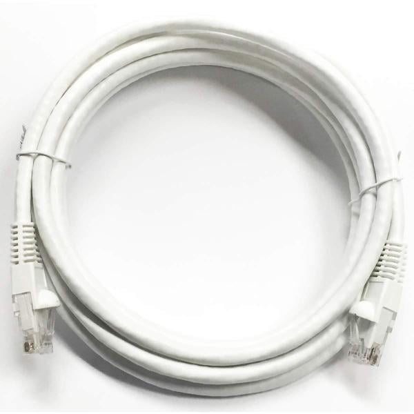 SyncWire Cat5e Ethernet Network Cable Bare Copper 24 AWG FT4 UTP ETL cUL 35ft White