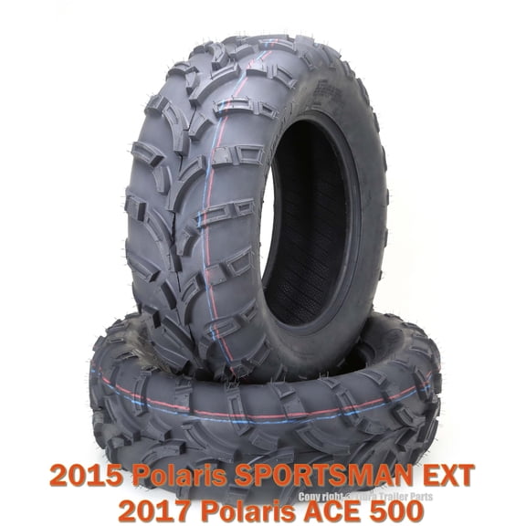 2 Front ATV Tire Set 24x8-12 24x8x12 for 2015 Polaris SPORTSMAN EXT 2017 ACE 500