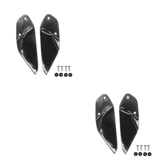ZheElen Versatile Windscreen Plate Side Panel For All-Weather Protection High Performance Stability smoky black 2Set