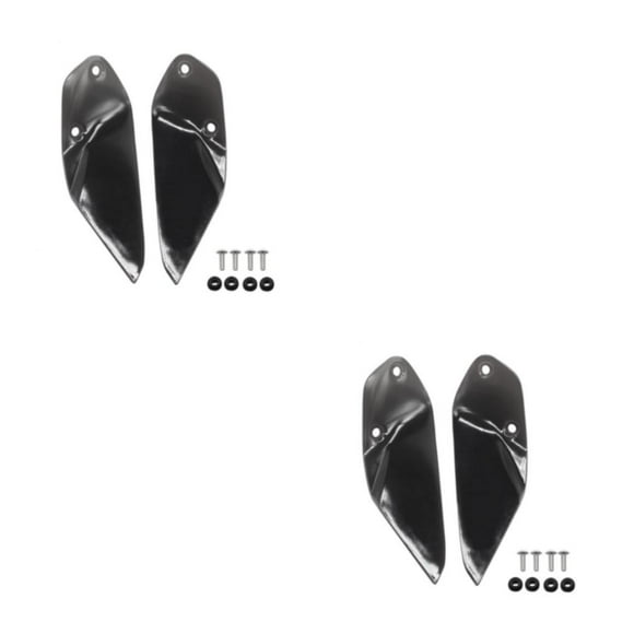 ZheElen Versatile Windscreen Plate Side Panel For All-Weather Protection High Performance Stability smoky black 2Set