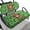 St patrick's day, variant on Pzuqiu Clover Pattern Golf Cart Seat Cover Washable, Fit for Outdoor Golf Carts Suitable for Club Car Precedent Ezgo Golf Cart