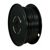 Vinyl Coated Stainless Steel 304 Cable Wire Rope 7x19, Black, 1/8" - 3/16" (250 ft)