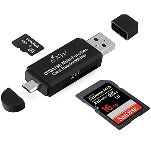 All in One Micro USB OTG Memory Card Reader Adapter for SD TF Phone USB 2.0 JG