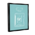 thumbnail image 4 of Stupell Industries Perfume Bottle on Blue Beauty & Fashion Painting Black Floater Framed Canvas Art Print Wall Art, 17 x 21, 4 of 10