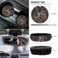 thumbnail image 6 of Yuyamidu Deer Car Front Seat Cover Set 12 PCS American Flag Bucket Seat Covers Steering Wheel Cover Seat Belt Pads Armrest Cover Garbage Bin Air Vent Pocket Rearview Mirror Cover Cup Mat Keychain, 6 of 7