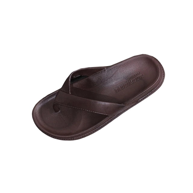 Zapatos Casuales de las Mujeres Sandalias de Tanga Plana con Protección Del Dedo Del Pie Compuesto, Zapatos Compuestos Del Dedo Del Pie de las Mujeres Ligeros Sandalias de Playa con Cuero Falso Suave