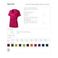 thumbnail image 2 of Sport-Tek LST370 Ladies CamoHex V-Neck T-Shirt - Lime Shock - 4X-Large, 2 of 2