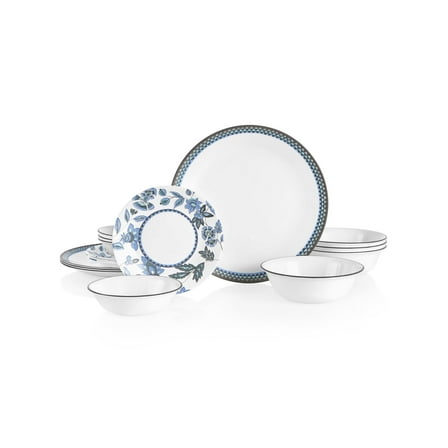 Corelle Veranda 16-Piece Glass Dinnerware Set (Service for 4)