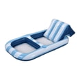 thumbnail image 2 of Salón de la piscina,Hamaca de agua,flotador de piscina,sillón inflable,Colchoneta de aire para silla de salón con cama flotante y portavasos,Flotador de flotabilidad a con asiento, 2 of 8