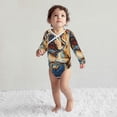 thumbnail image 4 of Xecao Patriotic Bulldog Welcome Print Baby unisex-baby Cotton Long-sleeve Bodysuits-18 Months, 4 of 6