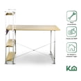 thumbnail image 2 of Escritorio de Computadora KingsHouse Repisas Beige Grande, 2 of 6