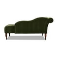 thumbnail image 2 of Jennifer Taylor Home Samuel Tufted Roll Arm Chaise Lounge Olive Green Velvet, 2 of 16