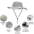 thumbnail image 2 of Viajar Sombrero de Sol para Hombres Mujeres Protección de UV Sombrero Plegable de Cubo Plegable PARA PESCAR CAMINATAS PARA ACAMPAR, 2 of 7