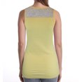 thumbnail image 3 of SUMONA Women Round Neck Accent Grey Two Tone Casual Basic Ribbed Tank Top, 3 of 3