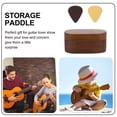 thumbnail image 5 of CIMAXIC 1 Pc Practical Plectrum Case Guitar Picks Container for Outdoor Carrying (Coffee),3.35"X1.77"X1.57", 5 of 5