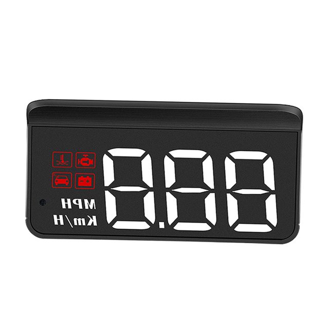 Práctico velocímetro digital HUD con pantalla frontal de satélite de 3,5 " Kmh para proyector de parabrisas de motocicleta Zulema Encabezar pantalla