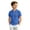 Blue, variant on Usa 250 Shirt Boys Knit Waffle Polo Breathable Blend Soft Soft Everyday Top Kids 4Th of July Shirt Black 3-4 Years