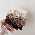 thumbnail image 6 of PEAKIN Satin Hair Scrunchies for Women - Softer than Silk, Stylish Hair Accessories, Satin Scrunchie, Black, Brown, Off-white, Dark brown, Camel, 5 color, 10 pcs, 6 of 6