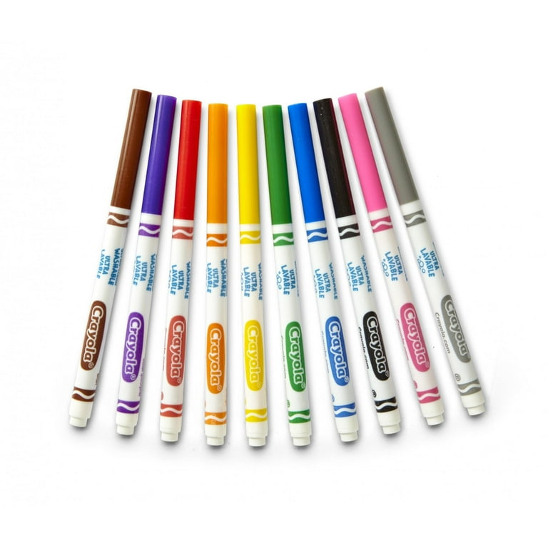 Crayola Ultra Clean Washable Color Markers Fine Line Assorted
