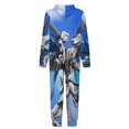 thumbnail image 5 of Mobile Suit Gundam Hooded Union Suit One Piece Pajama Outfit PJs Sleepwear, 5 of 7