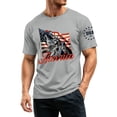 thumbnail image 4 of LWavelet Mens USA Shirt American Flag T-Shirt 4th of July Patriotic Short Sleeve Tee, 4 of 6