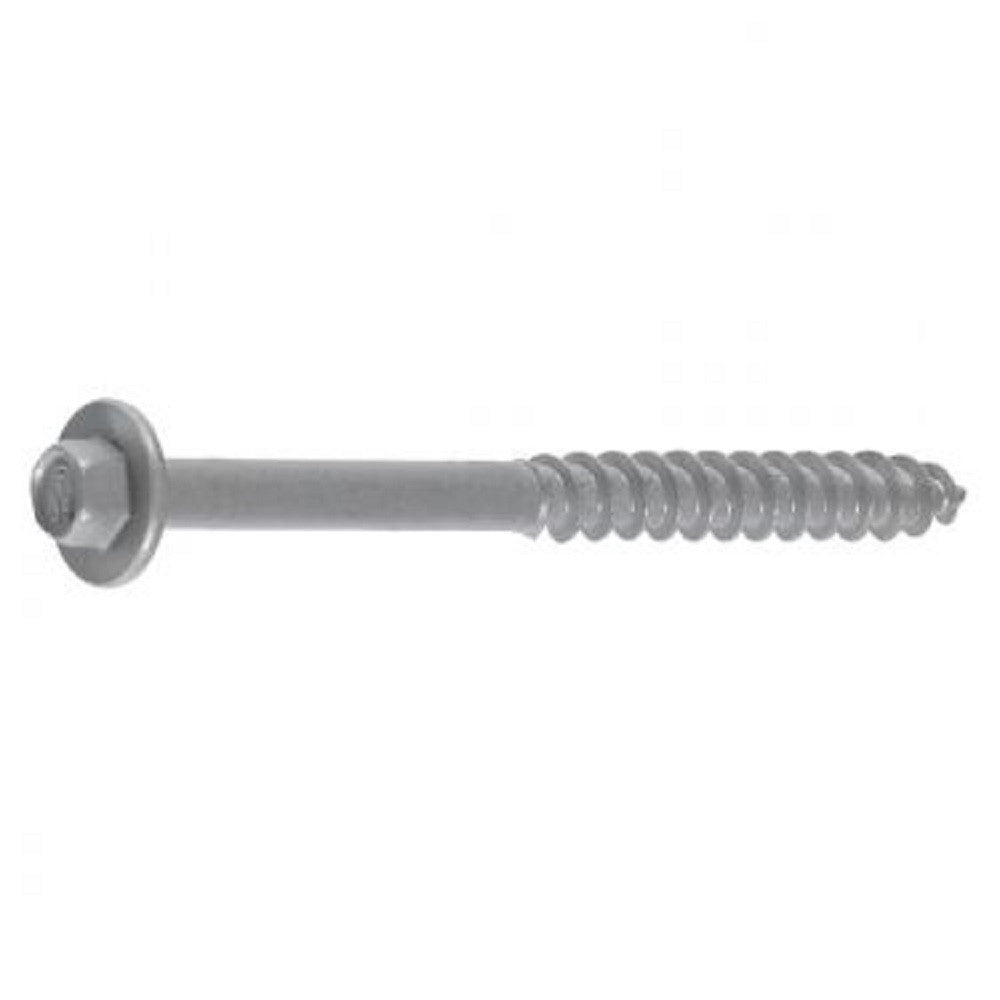 FastenMaster LedgerLOK 3-5/8 in. L Hex Washer Head Gray Steel Deck Ledger Screws 250 per box