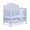 Lavender Ice, variant on Slumber Baby Jasmine 3 in 1 Convertible Mini Crib, Platinum
