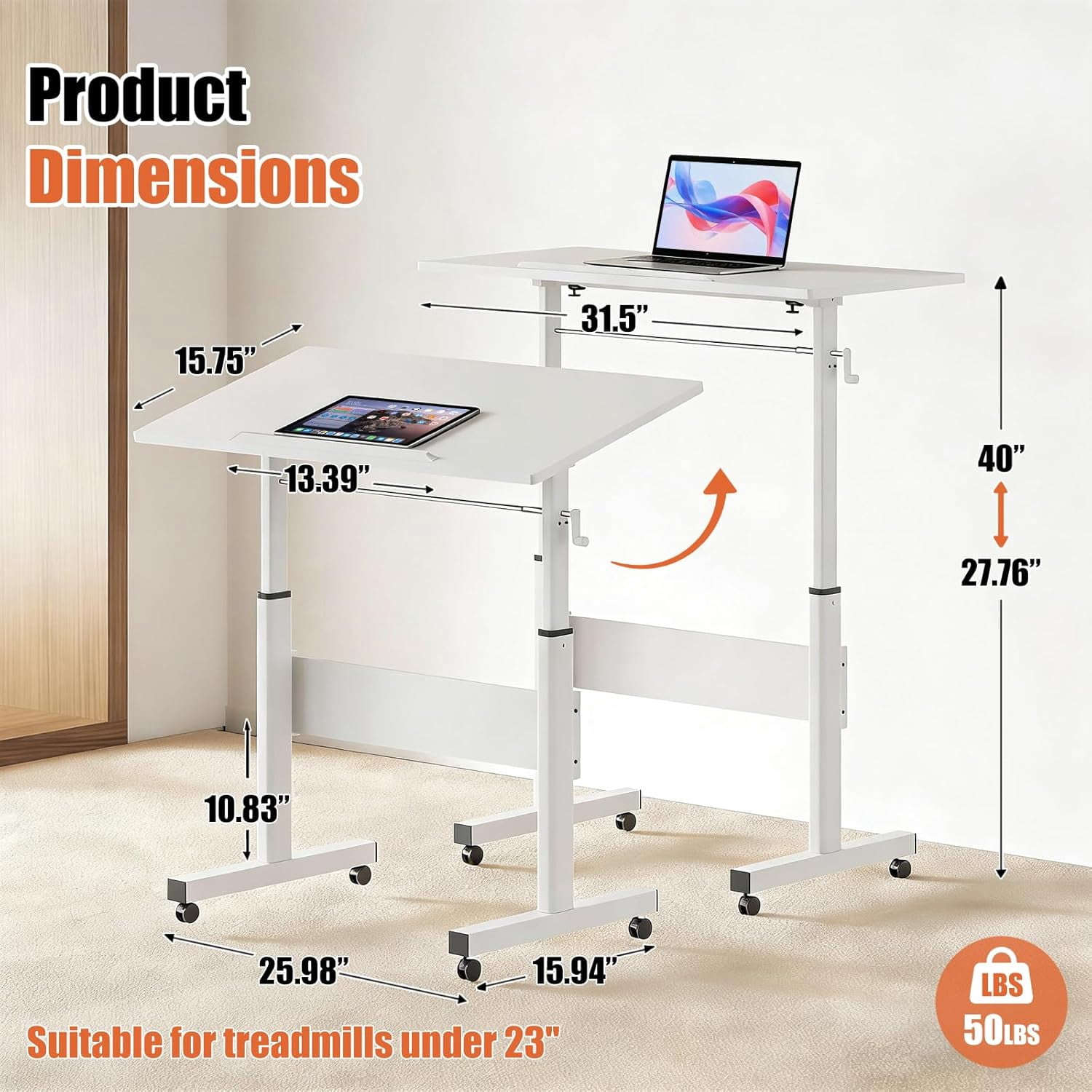 Wacom ACK620K Adjustable Landscape Stand for Wacom Cintiq, Black