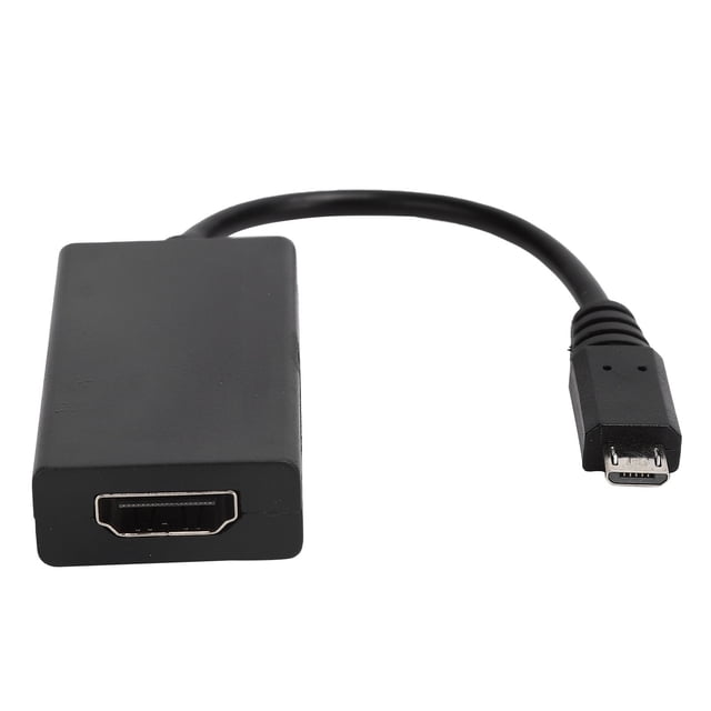 High Definition Multimedia Interface Adapter Cable, Plug and Play 1080P Charger Portable Micro USB Adapter Cable for Phone To Projector