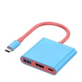 thumbnail image 1 of Portable 3-IN-1 Type-C Hub Docking Station, 4K HDMI USB 3.0 Port, 100W PD Charging, High Speed Data ,Powerful Charging, 1 of 6