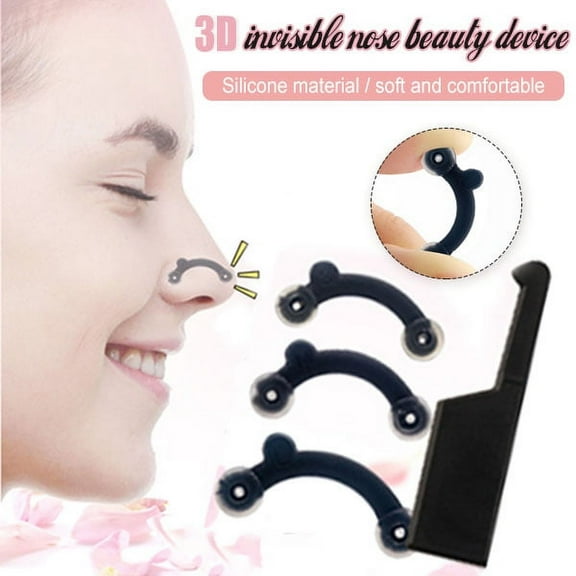 3 Pairs Nose Up Lifting Shaper Nose Slimmer Inserting Lifter Nose Bridge Straightener Pain Free Beauty Tool New