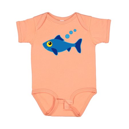 

Inktastic Fishing Blue Fish Gift Baby Boy or Baby Girl Bodysuit
