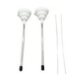 thumbnail image 3 of Luzkey 2 Pieces Beading Funnels Bead Crafting Tools Clay Bead Stringing Tool with Beading Pins Beading Tools Kit for Jewelry Making , Funnel and Pin, 3 of 8