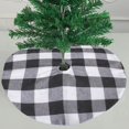 thumbnail image 2 of Falda de árbol de Navidad, falda de árbol de Navidad, alfombra decorativa duradera de felpa, alfombra para sala de estar, porche, exterior e interior negro, 2 of 8
