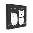 thumbnail image 2 of Stupell Industries Kids' Cat and Dog Pet Pair Meow Woof, 24 x 24,Design by Carla Daly, 2 of 5