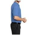 thumbnail image 3 of Yellow Rooster Mens Short Sleeve Tall Silk Touch Polo with Pocket Ultramarine Blue 2XLT, 3 of 4