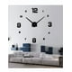 thumbnail image 2 of Reloj Xtellar Para Pared 3d Grande En Madera Números En Negro 90cm, 2 of 5