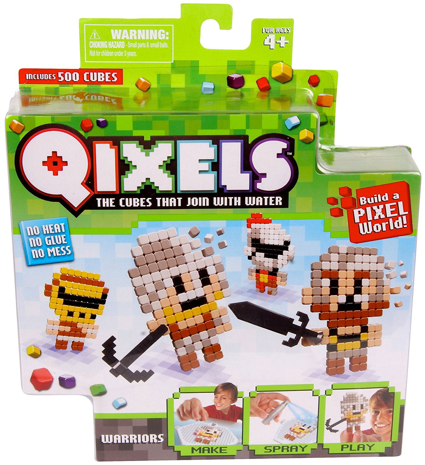 New Qixels Theme 500 Cubes Refill Instruction Booklet 4 Design Templates 