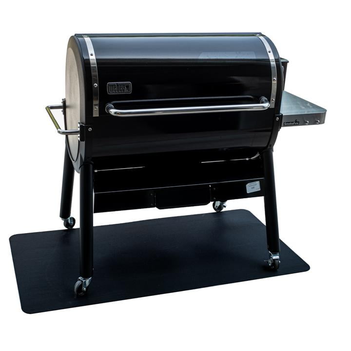 BBQGuys 60 X 30 Inch Heat Resistant Recycled Rubber BBQ Grill Mat